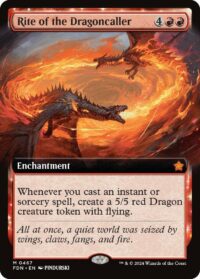 Rite of the Dragoncaller (Extended Art) - #467 - Mythic - Inglés