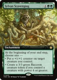 Sylvan Scavenging (Extended Art) (Foil) - #475 - Rare - Inglés
