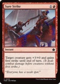 Sure Strike (Foil) - #209 - Common - Inglés