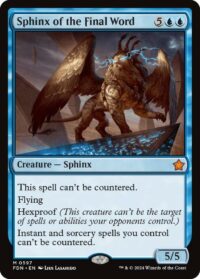 Sphinx of the Final Word (Foil) - #597 - Mythic - Inglés