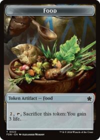 Food // Treasure Double-Sided Token (Foil) - #22 // 23 - Token - Inglés