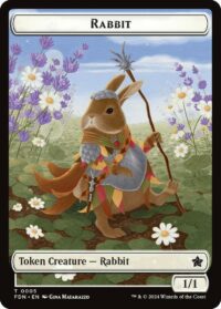Rabbit // Soldier Double-Sided Token - #5 // 6 - Token - Inglés