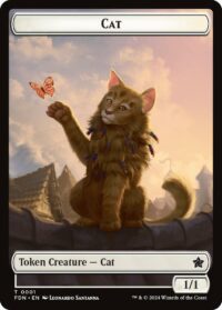Cat // Cat Doubled-Sided Token (Foil) - #1 // 2 - Token - Inglés