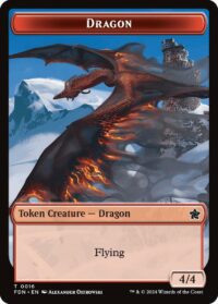 Dragon // Dragon Doubled-Sided Token - #16 // 17 - Token - Inglés
