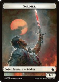 Soldier // Faerie Double-Sided Token - #6 // 9 - Token - Inglés