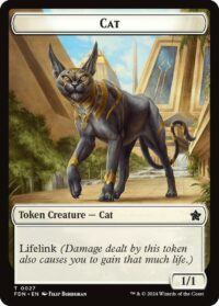 Cat // Phyrexian Goblin Double-Sided Token (Foil) - #27 // 31 - Token - Inglés
