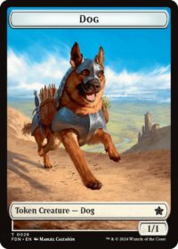 Dog // Beast Double-Sided Token (Foil) - #29 // 33 - Token - Inglés