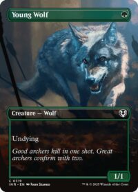 Young Wolf (Borderless) (Foil) - #319 - Common - Inglés