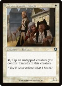 Town Gossipmonger (Retro Frame) (Foil) - #451 - Uncommon - Inglés