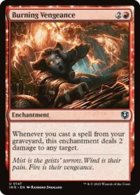 Burning Vengeance (Foil) - #147 - Uncommon - Inglés