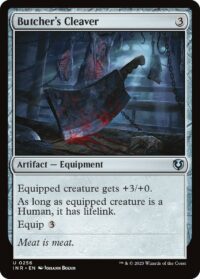 Butcher's Cleaver (Foil) - #256 - Uncommon - Inglés