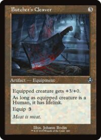Butcher's Cleaver (Retro Frame) (Foil) - #440 - Uncommon - Inglés