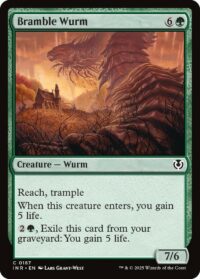 Bramble Wurm (Foil) - #187 - Common - Inglés