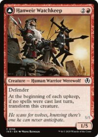 Hanweir Watchkeep (Foil) - #158 - Common - Inglés
