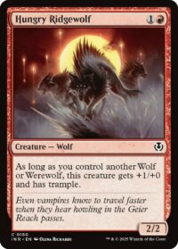 Hungry Ridgewolf (Foil) - #160 - Common - Inglés