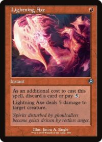 Lightning Axe (Retro Frame) (Foil) - #398 - Uncommon - Inglés
