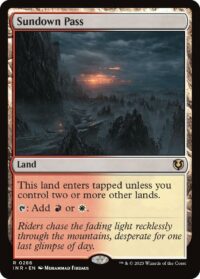 Sundown Pass (Foil) - #286 - Rare - Inglés