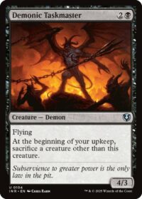 Demonic Taskmaster (Foil) - #104 - Uncommon - Inglés