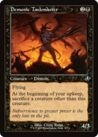 Demonic Taskmaster (Retro Frame) (Foil) - #377 - Uncommon - Inglés
