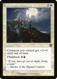 Rally the Peasants (Retro Frame) (Foil) - #347 - Uncommon - Inglés