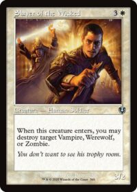 Slayer of the Wicked (Retro Frame) - #348 - Uncommon - Inglés