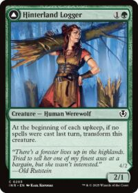 Hinterland Logger (Foil) - #203 - Common - Inglés