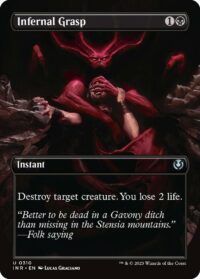 Infernal Grasp (Borderless) (Foil) - #310 - Uncommon - Inglés