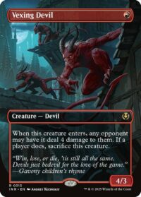 Vexing Devil (Borderless) - #313 - Rare - Inglés