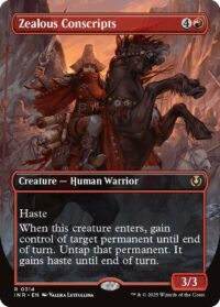 Zealous Conscripts (Borderless) (Foil) - #314 - Rare - Inglés
