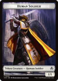 Human Soldier // Clue Double-Sided Token - #3 // 22 - Token - Inglés