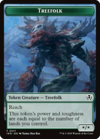 Treefolk // Emblem - Wrenn and Seven Double-Sided Token (Foil) - #17 // 27 - Token - Inglés