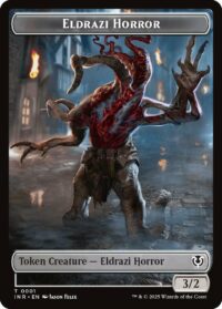 Eldrazi Horror // Human Soldier Double-Sided Token - #1 // 3 - Token - Inglés