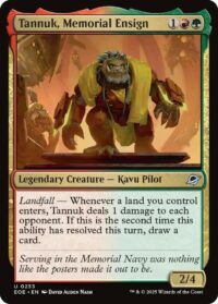 Tannuk, Memorial Ensign (Foil) - #233 - Uncommon - Español