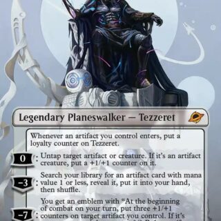 Tezzeret, Cruel Captain (Borderless) (Foil) - #287 - Mythic - Inglés