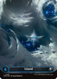 Island (Borderless) (Galaxy Foil) - #368 - Land - Español
