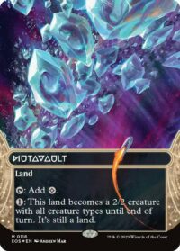 Mutavault (Borderless) (Galaxy Foil) - #118 - Mythic - Inglés