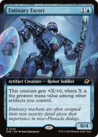 Emissary Escort (Extended Art) (Foil) - #326 - Rare - Español