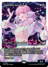 Starfield Vocalist (Showcase) (Fracture Foil) - #385 - Mythic - Inglés