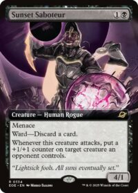 Sunset Saboteur (Extended Art) - #334 - Rare - Español
