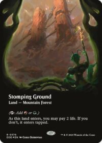 Stomping Ground (Borderless) (Galaxy Foil) - #378 - Rare - Inglés