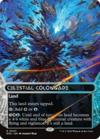 Celestial Colonnade (Borderless) (Foil) - #7 - Rare - Español