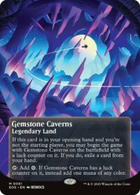 Gemstone Caverns (Borderless) (Foil) - #61 - Mythic - Español
