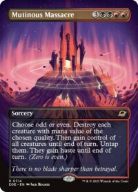Mutinous Massacre (Borderless) - #314 - Rare - Español