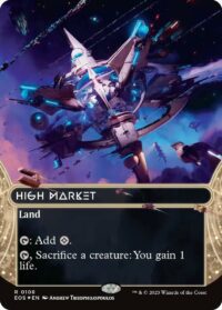 High Market (Borderless) (Galaxy Foil) - #108 - Rare - Inglés
