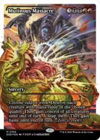 Mutinous Massacre (Showcase) (Fracture Foil) - #389 - Mythic - Inglés