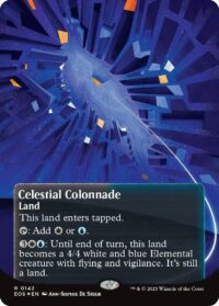 Celestial Colonnade (Borderless) (Galaxy Foil) - #142 - Rare - Inglés