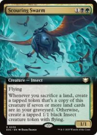 Scouring Swarm (Extended Art) - #36 - Rare - Español