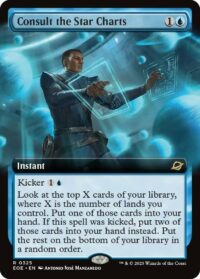 Consult the Star Charts (Extended Art) (Foil) - #325 - Rare - Español