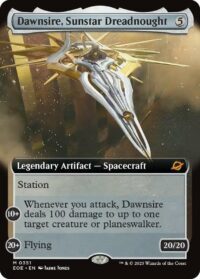 Dawnsire, Sunstar Dreadnought (Extended Art) - #351 - Mythic - Español