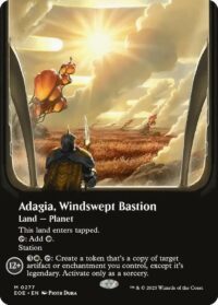 Adagia, Windswept Bastion (Borderless) (Foil) - #277 - Mythic - Inglés